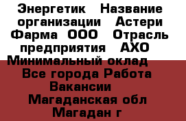 Энергетик › Название организации ­ Астери-Фарма, ООО › Отрасль предприятия ­ АХО › Минимальный оклад ­ 1 - Все города Работа » Вакансии   . Магаданская обл.,Магадан г.